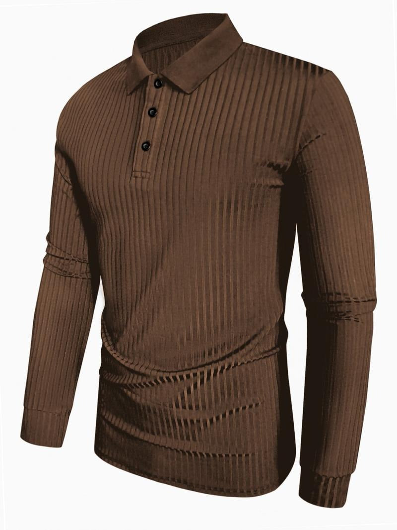 Henri Ribbed Knit Polo