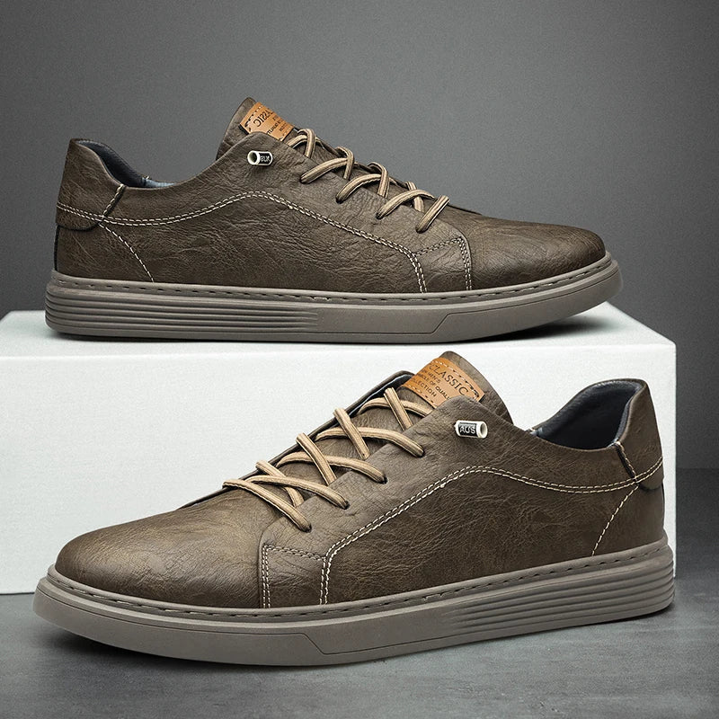 Marcello Leather Trainers
